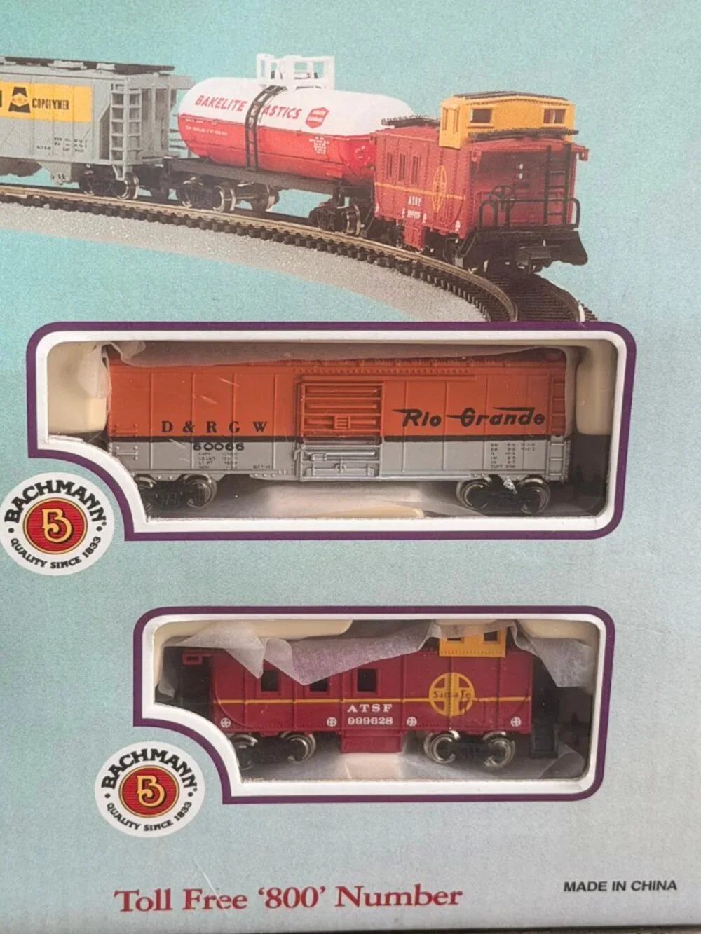NEW Vintage 1998 Bachmann Iron Duke E-Z Track System N Scale Electric Train Set